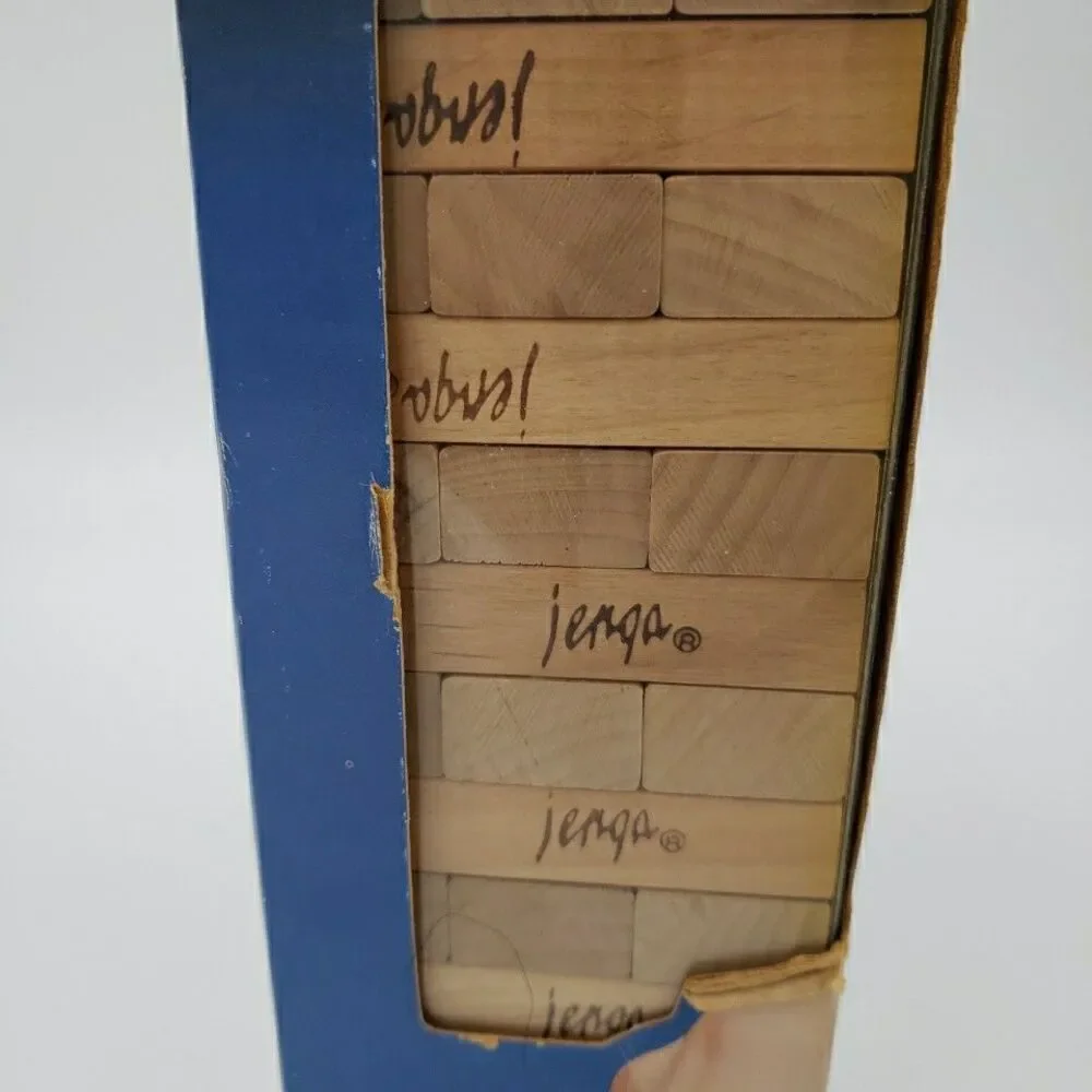 Milton Bradley jenga wood